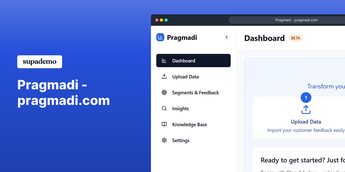 Pragmadi - JTBD per il successo del prodotto - Trasforma le intuizioni dell'utente in azione con la chiarezza di lavoro media 5