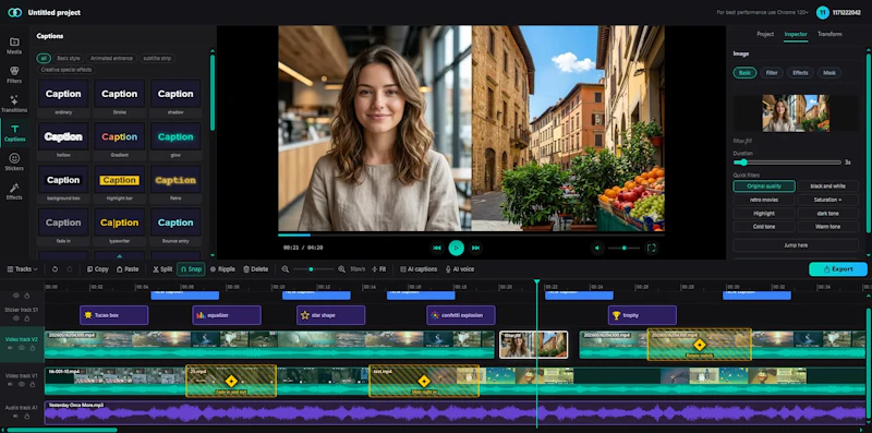 Videoradius Video Editor screenshot 1