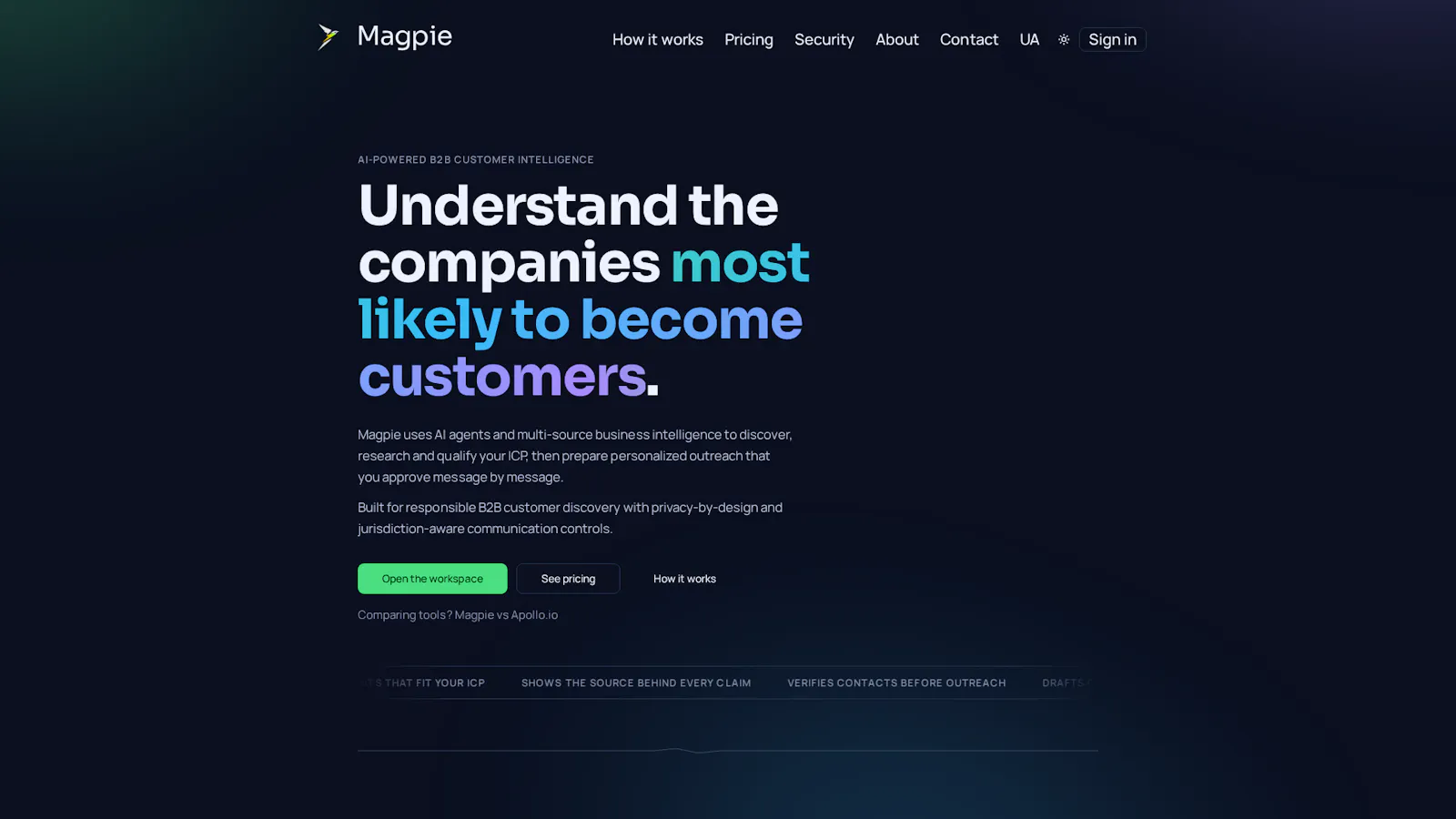 Magpie screenshot 1