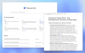 Researcher & Analyst in M365 Copilot gallery image
