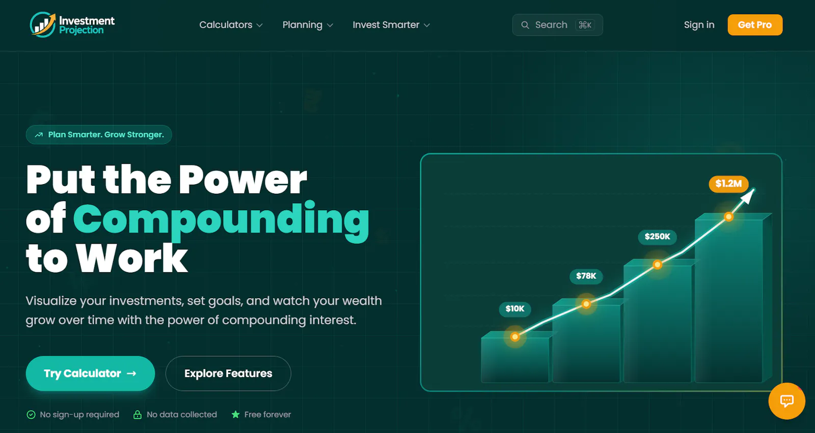 Investment Projection screenshot 1