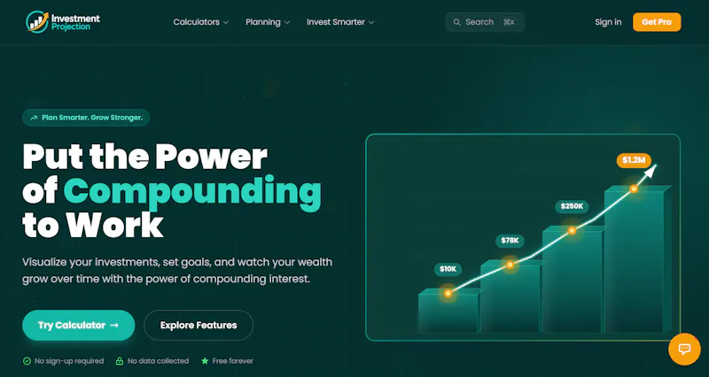 Investment Projection screenshot 1