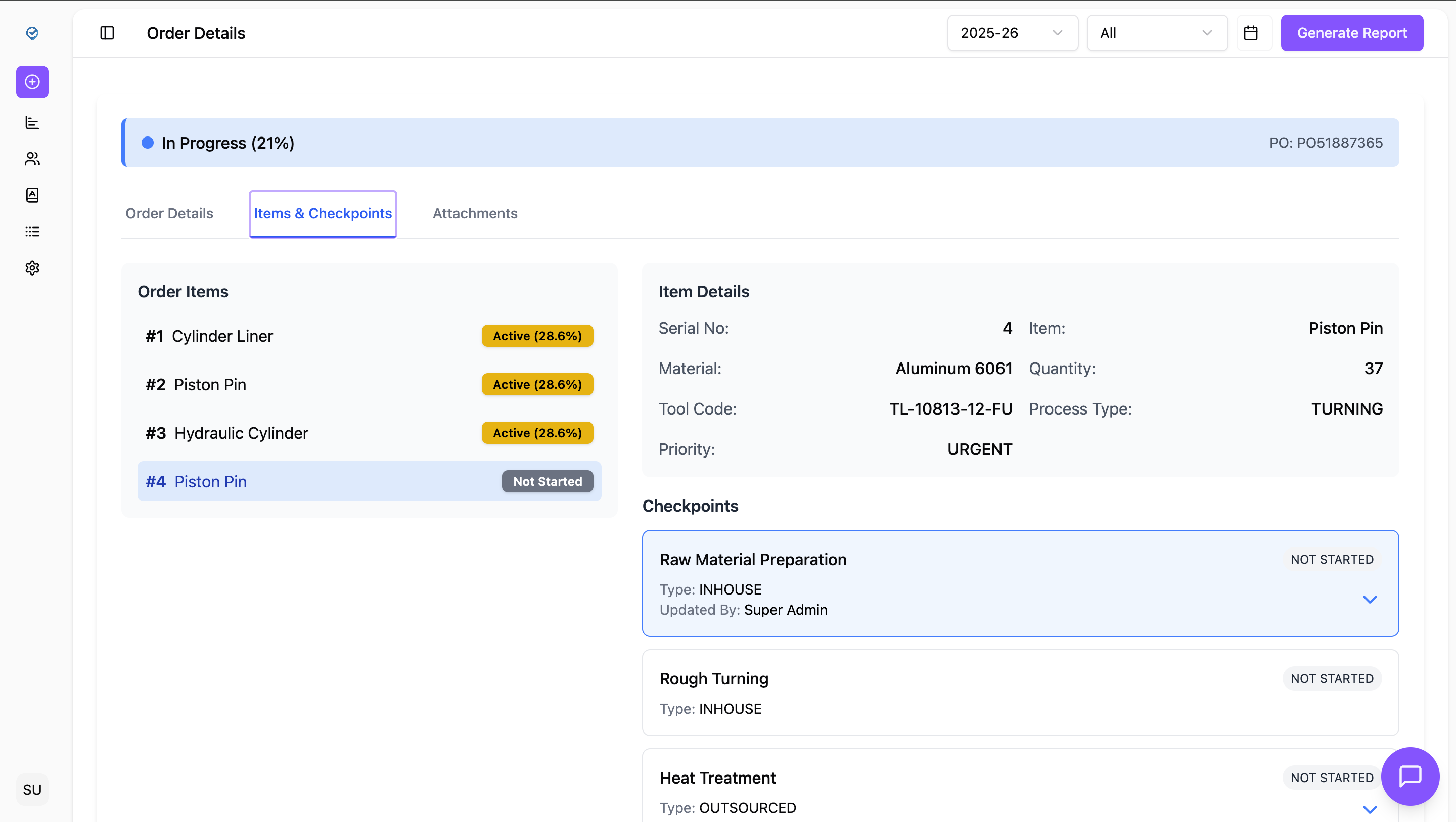 Mídia 6 de Optivous - ERP movido a IA construído para se adequar à sua fábrica