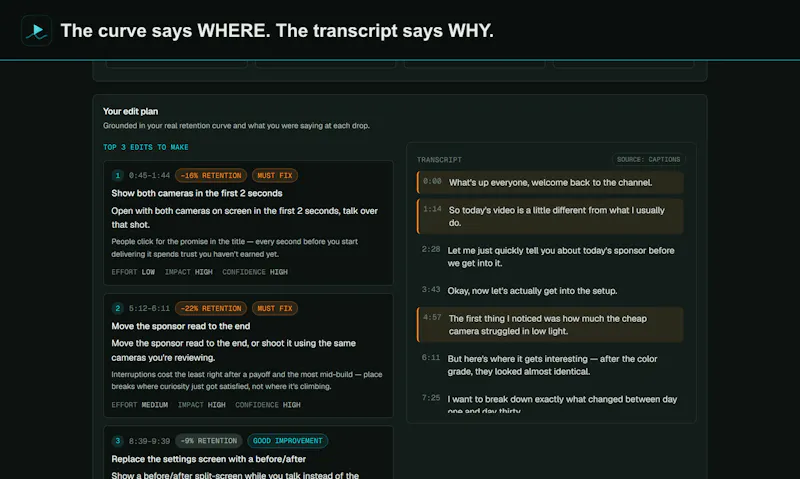 Retention Analyzer screenshot 3
