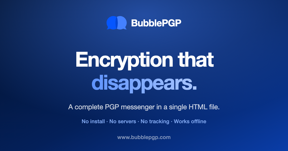 BubblePGP gallery image