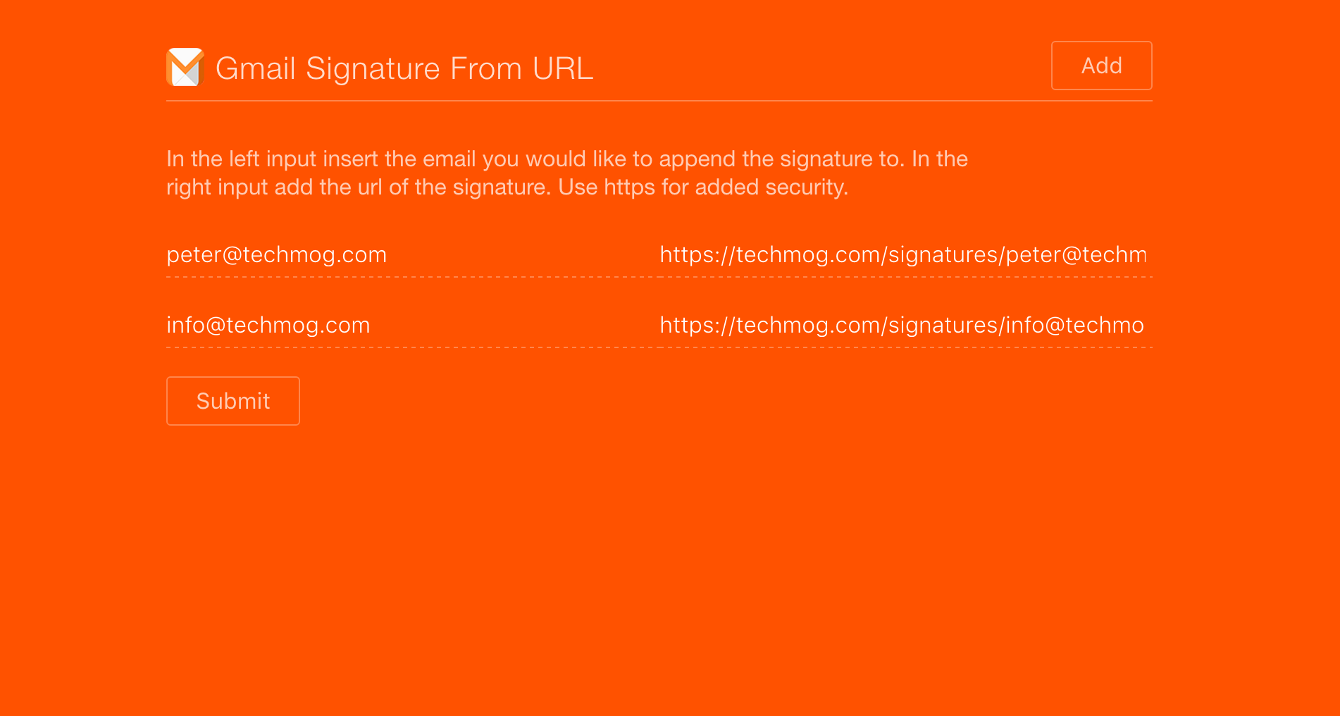 Gmail Signature From URL gallery image