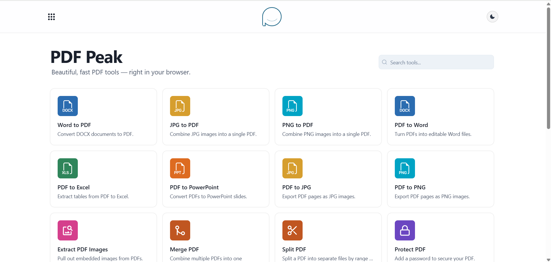 Média PDF Peak - Convertisseur et éditeur PDF gratuit - Convertisseur et éditeur PDF gratuit - simple, rapide et puissant 2