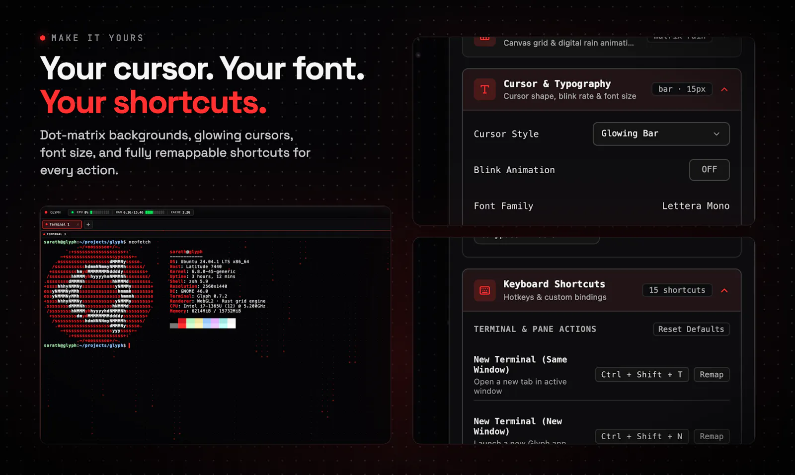 Glyph screenshot 6