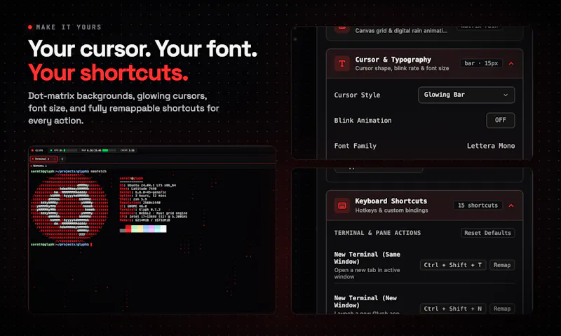 Glyph screenshot 6