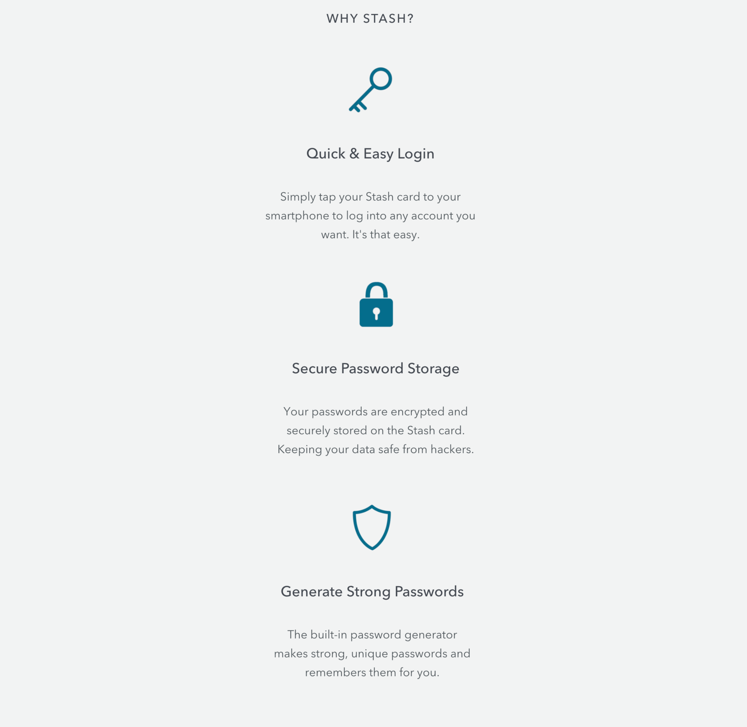 Stash Password Managing Card gallery image