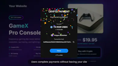 ATLOS Crypto Payment Gateway gallery image