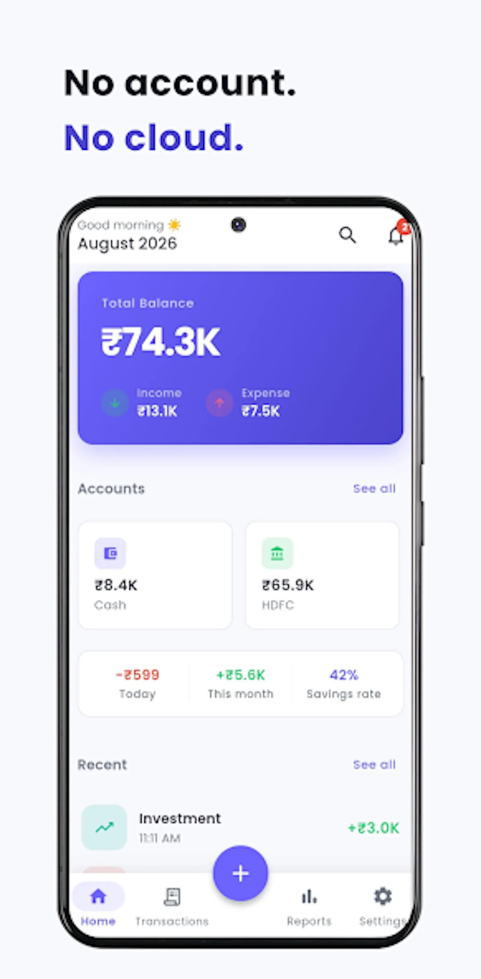eMony screenshot 1