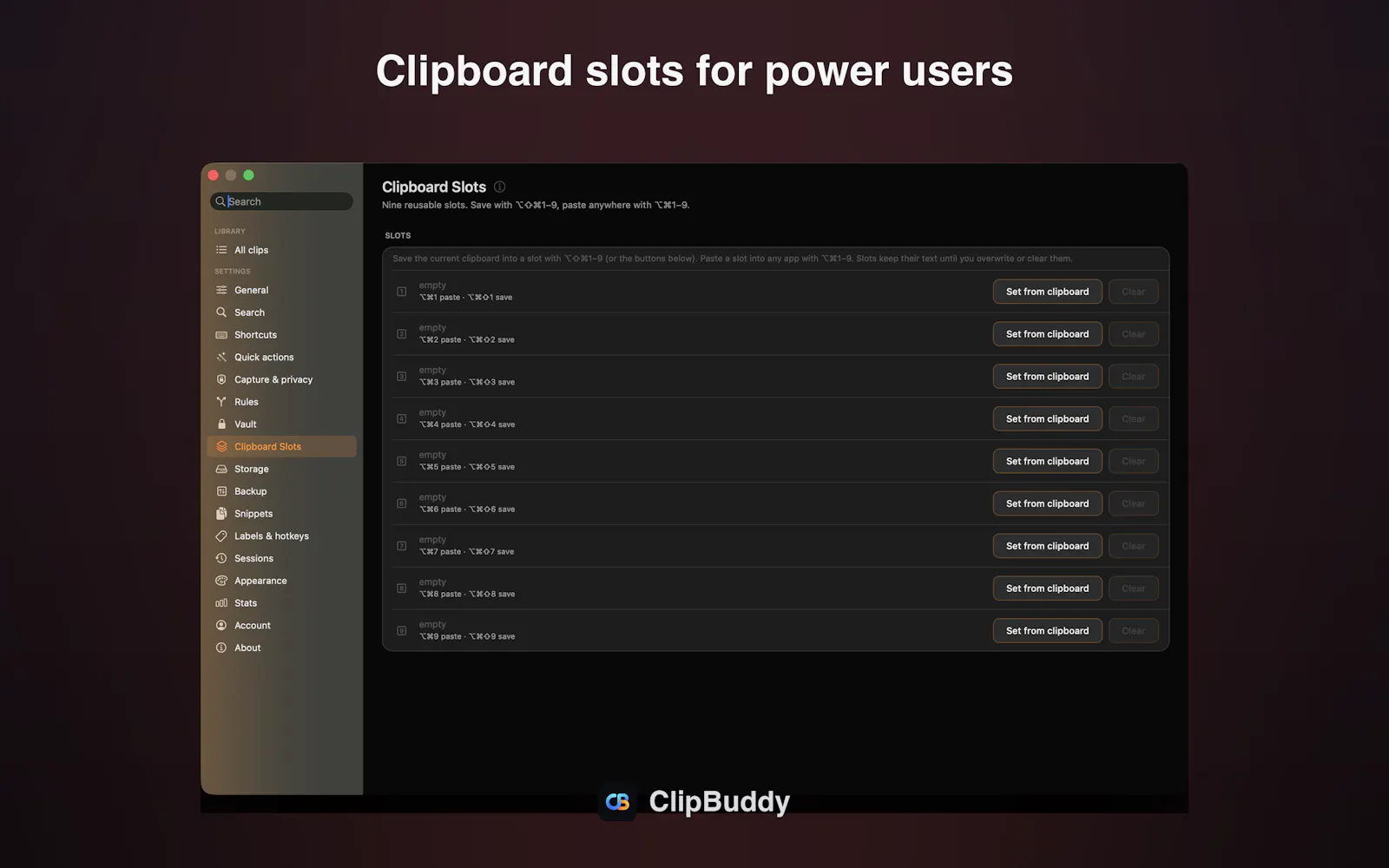 ClipBuddy screenshot 8