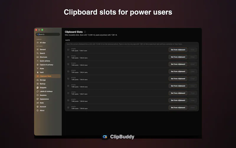 ClipBuddy screenshot 8