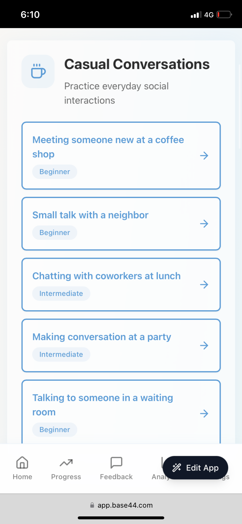 Média social-ease-ai - For introverts and neurodivergent users to build confidence 6