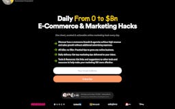 Daily E-Commerce & Marketing Hacks media 1