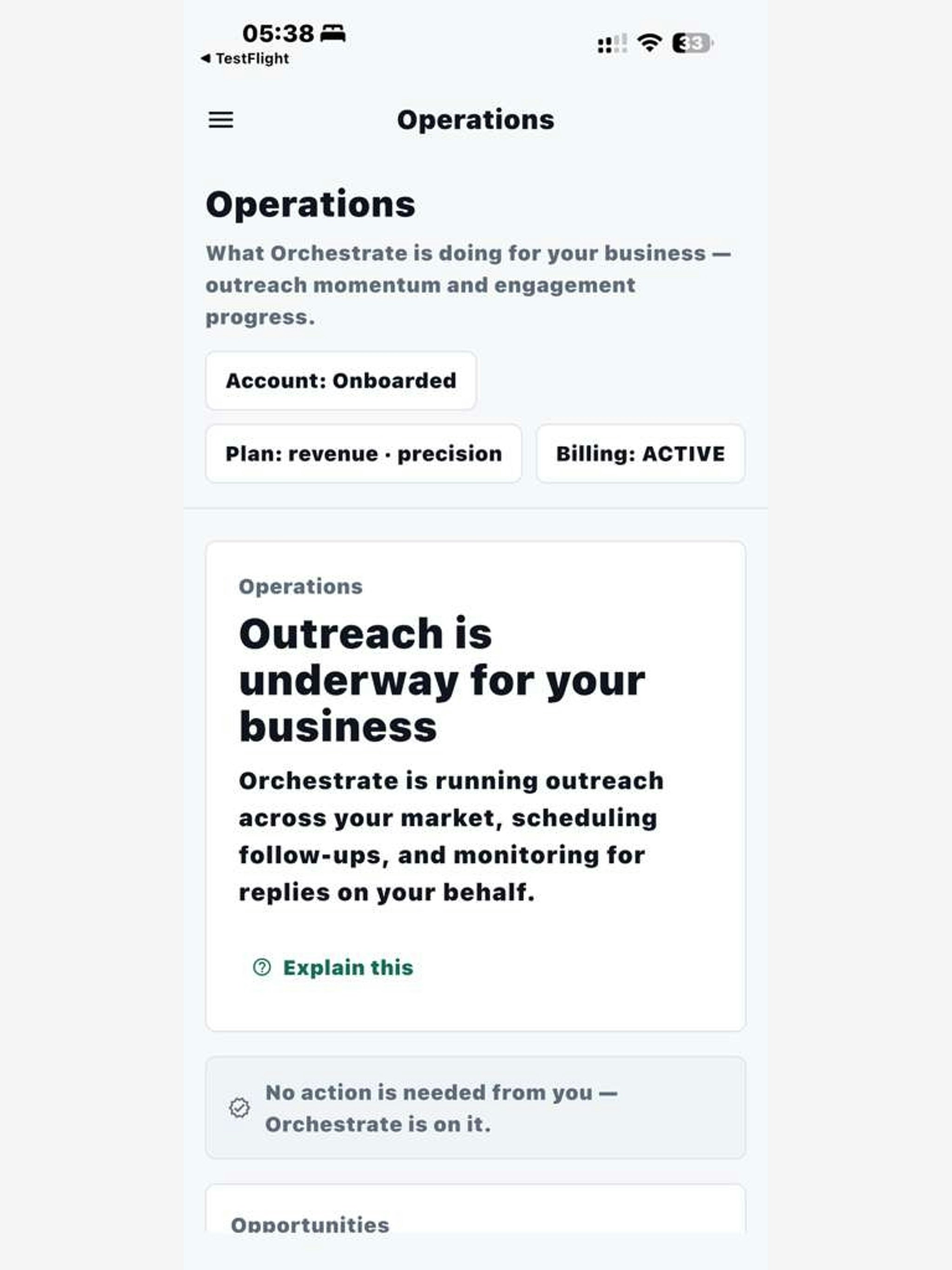 Orchestrate gallery image