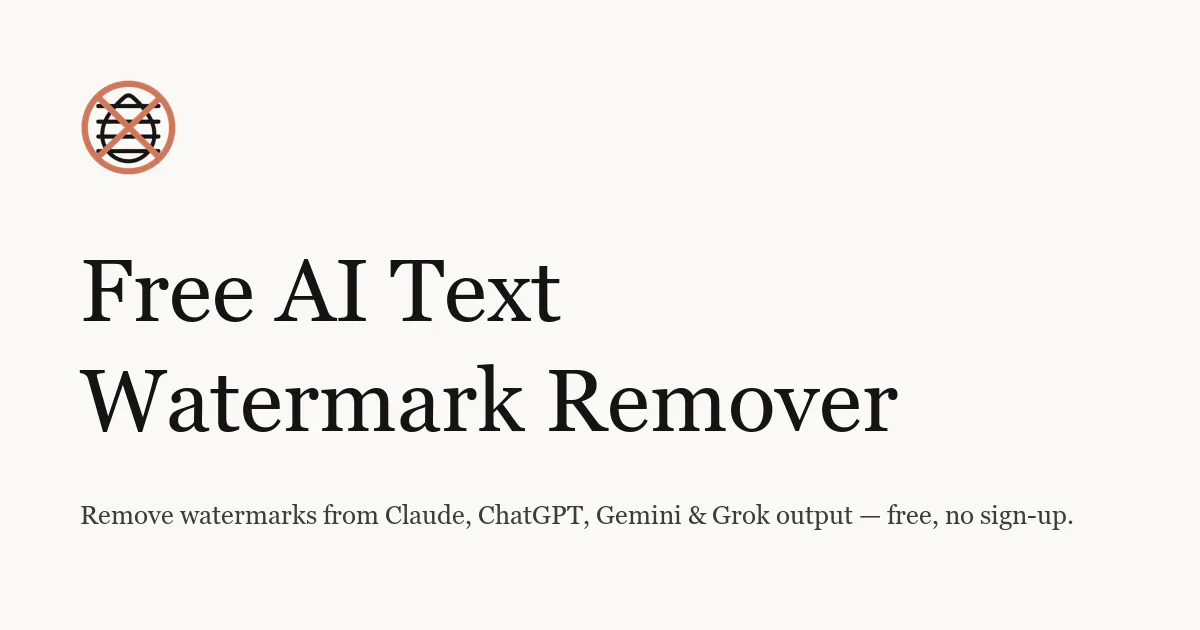 AI Text Watermark Remover gallery image