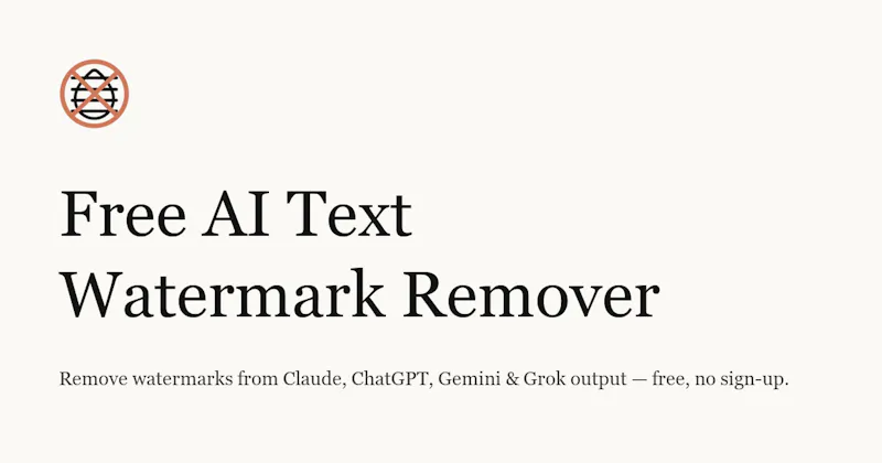 AI Text Watermark Remover screenshot 1