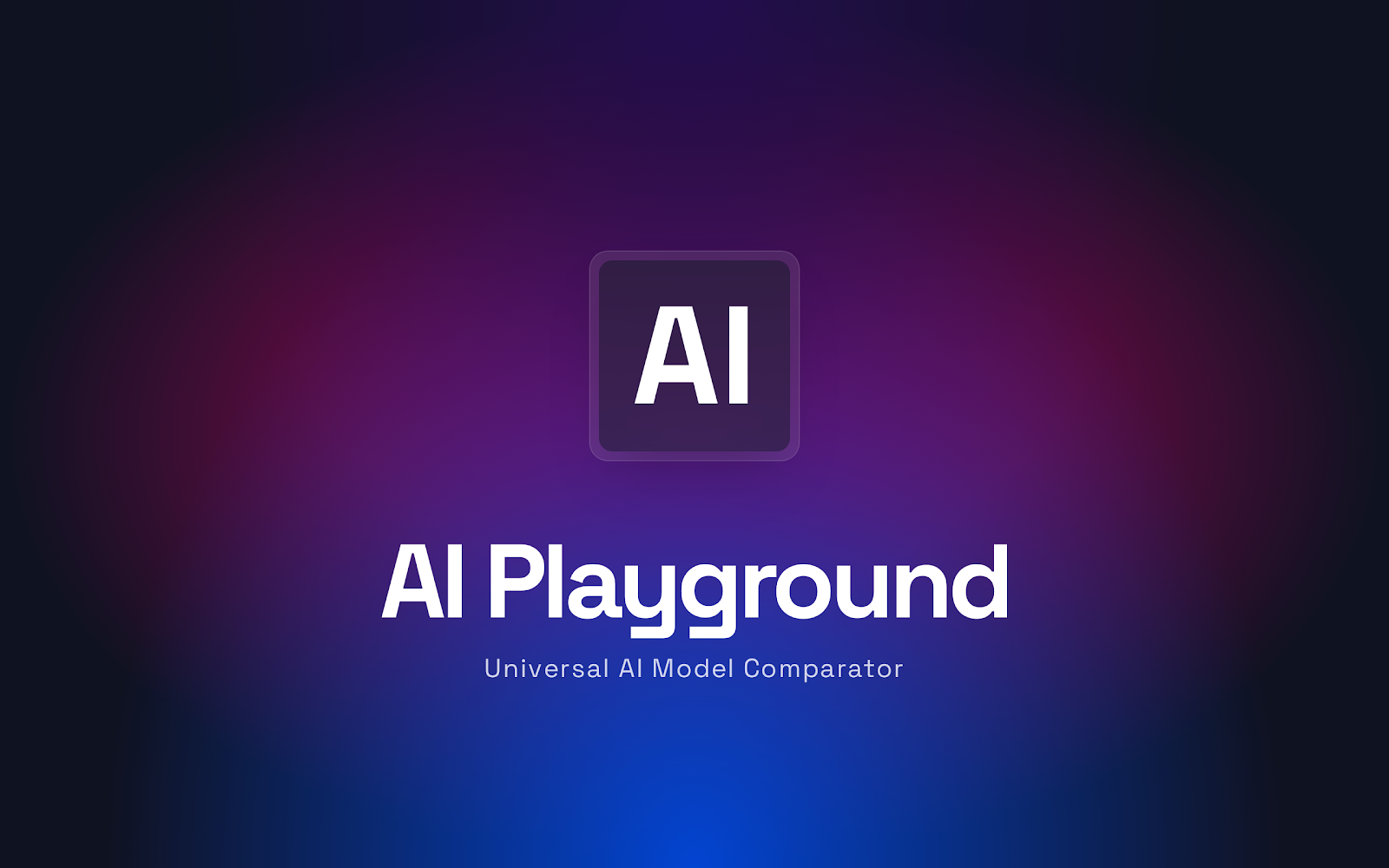 AI Playground – Universal AI Model