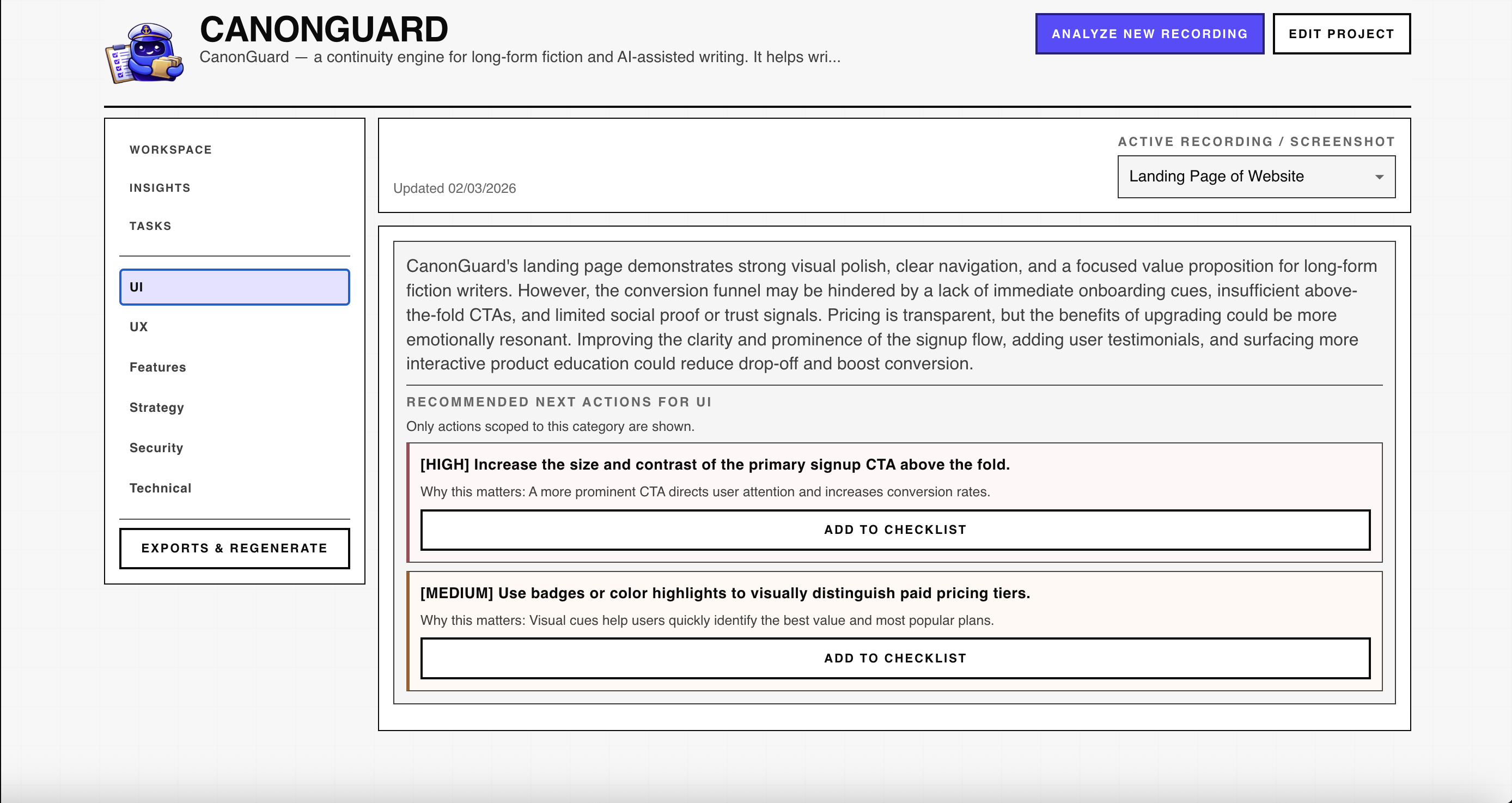 ShipShape - Screenshot 2 showing product features and functionality