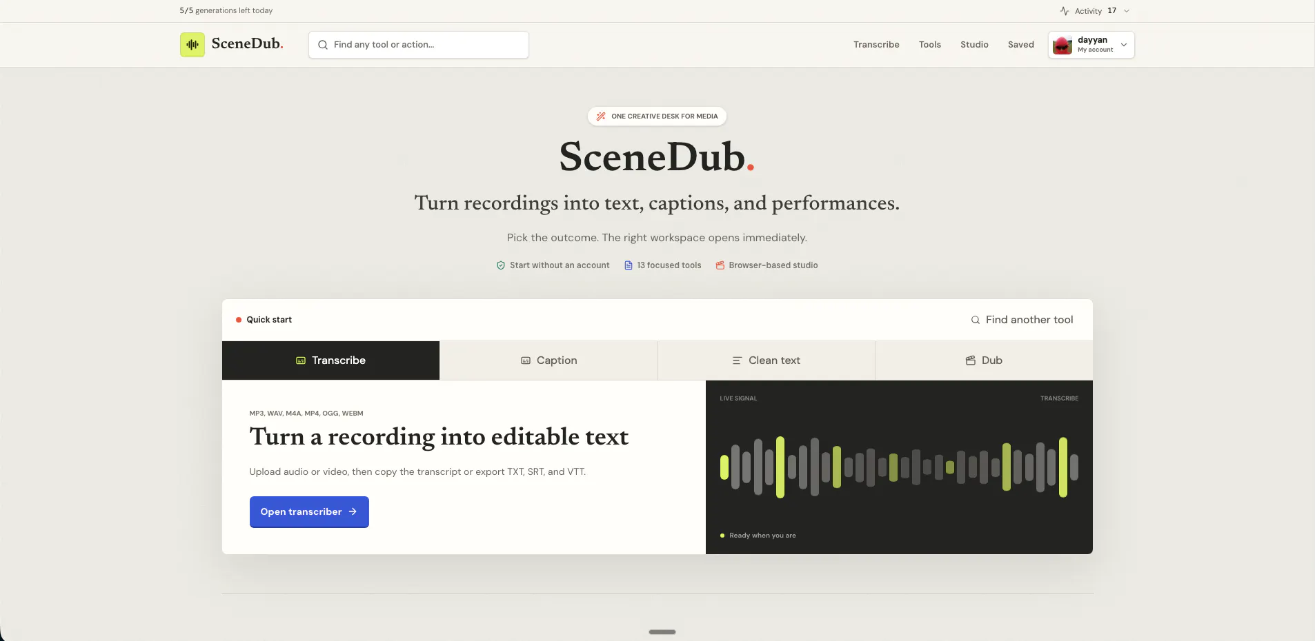 SceneDub 截图