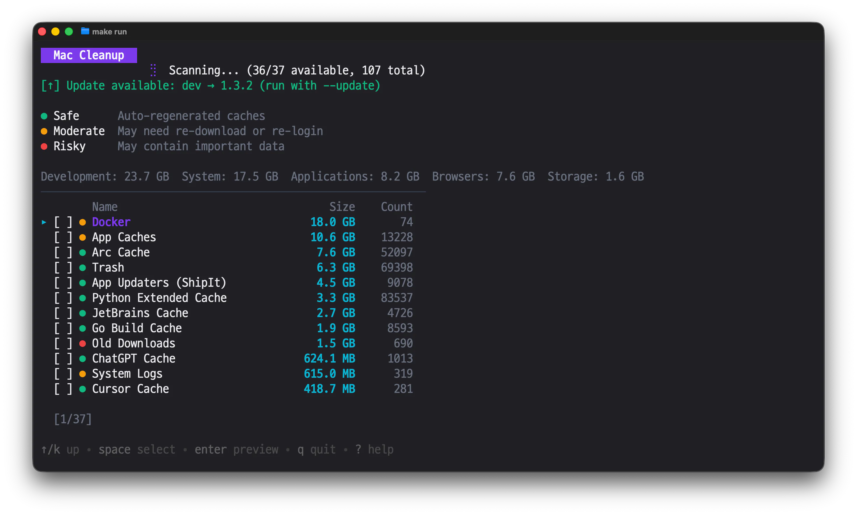 Mac Cleanup Go gallery image