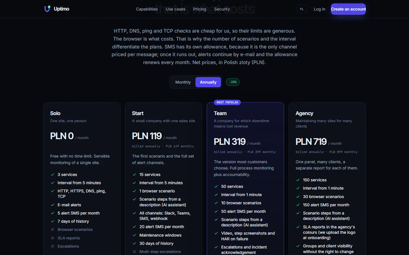 Uptimo screenshot 6