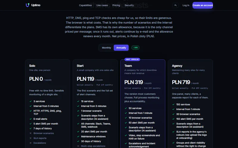Uptimo screenshot 6