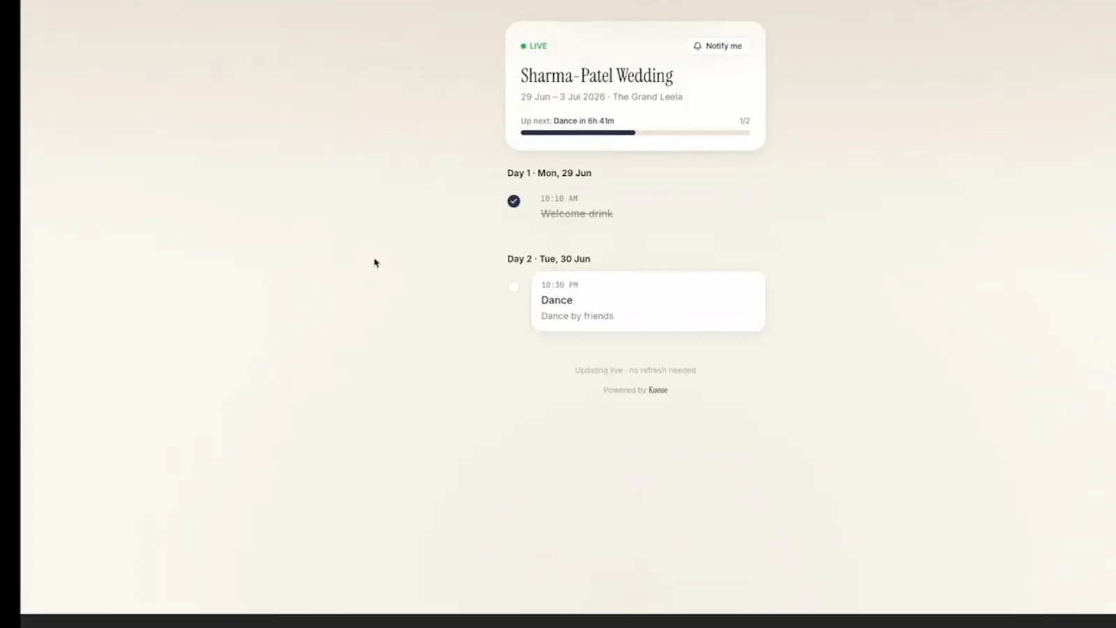 Kueue  screenshot 1 (video preview)
