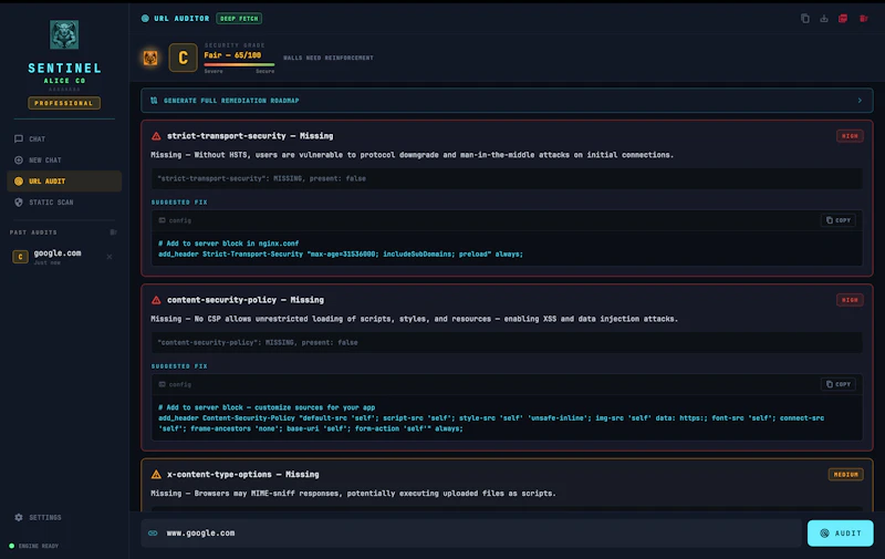 Sentinel AI screenshot 3