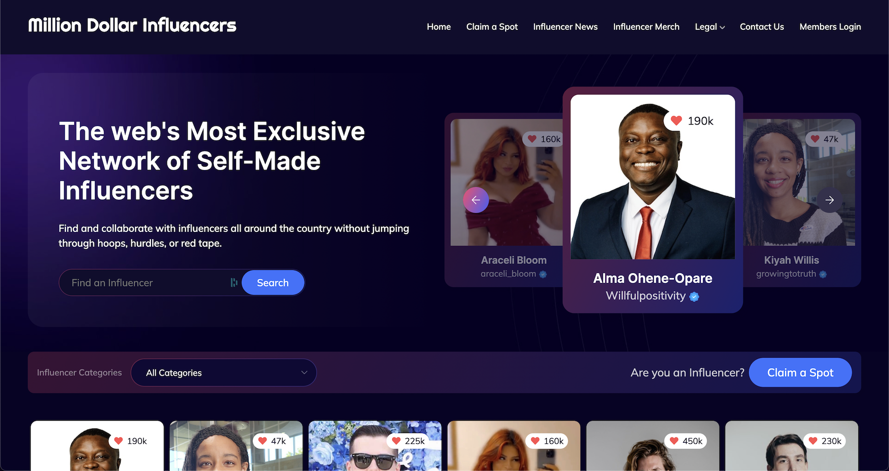 Million Dollar Influencers media 1