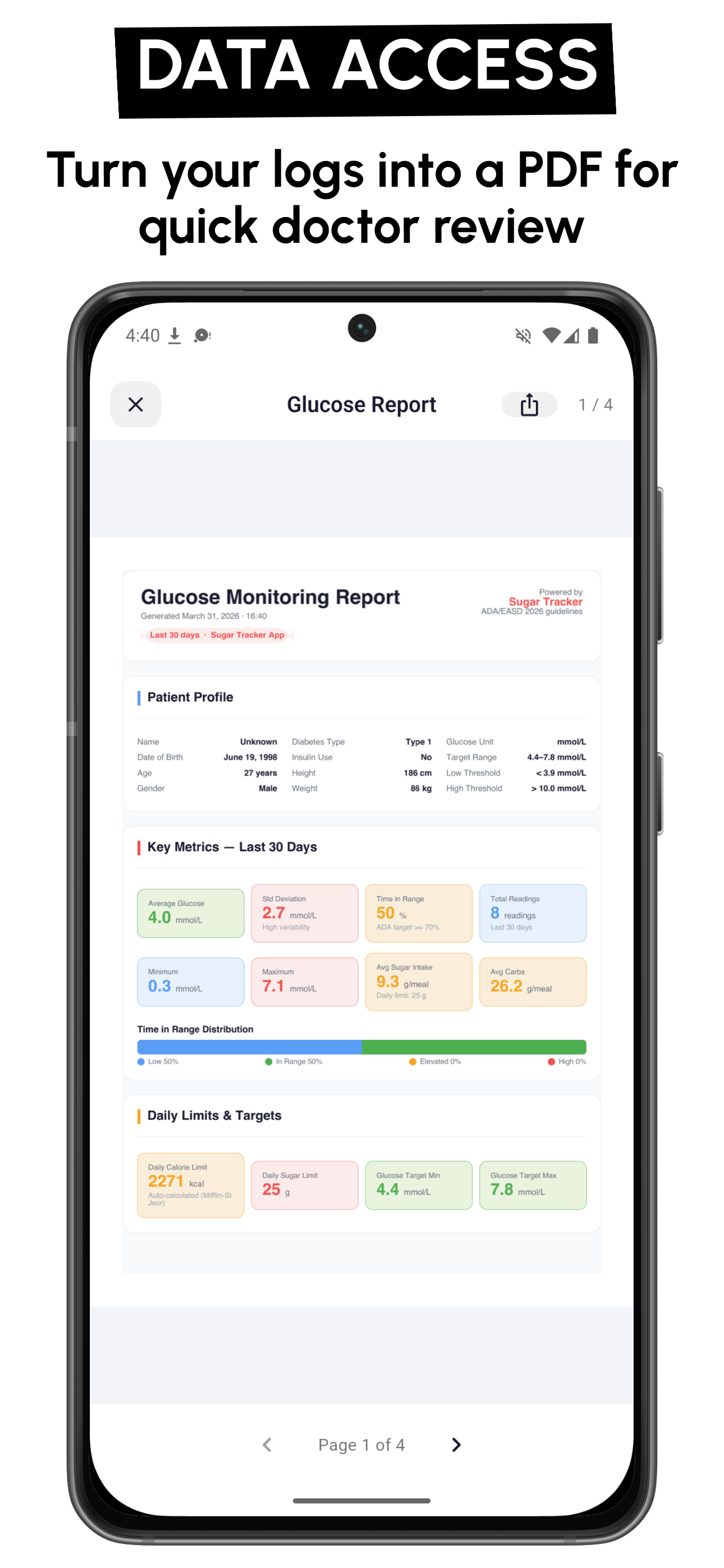 Sugar & Glucose Blood Tracker gallery image