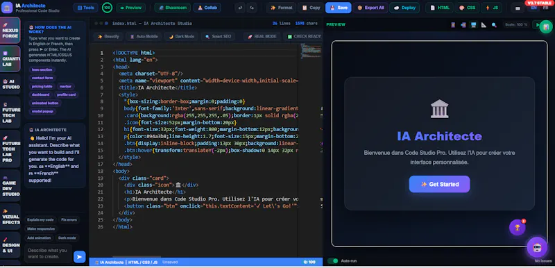IA Code Studio screenshot 4