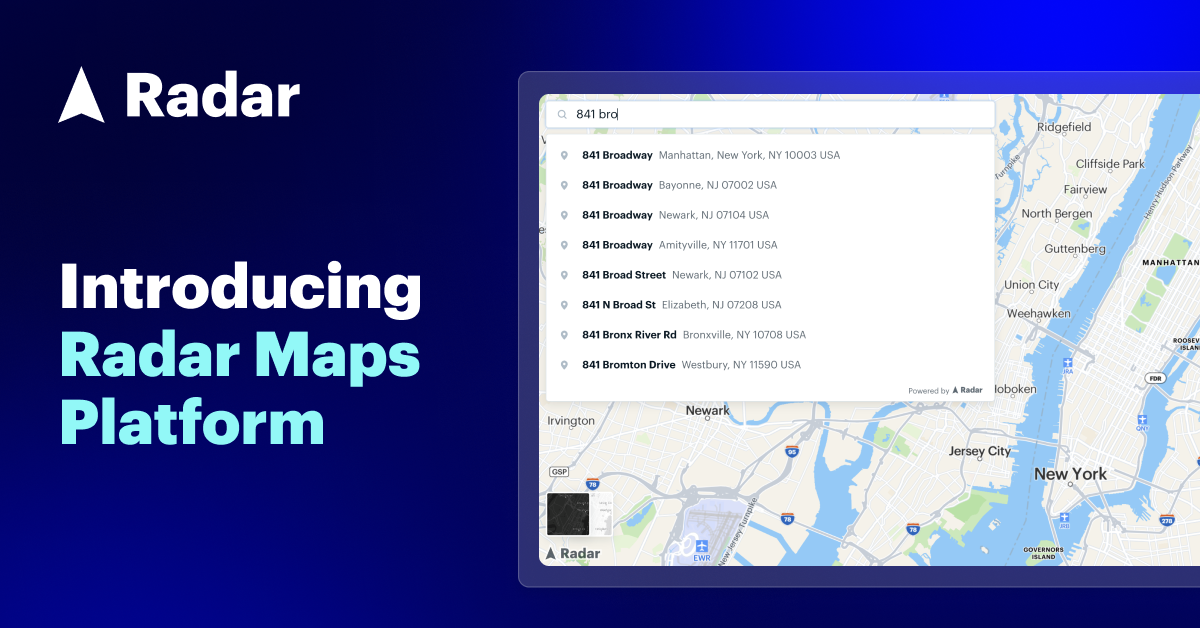 startuptile Radar Maps Platform-A cost-effective alternative to Google Maps and Mapbox