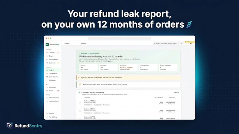 RefundSentry screenshot 2
