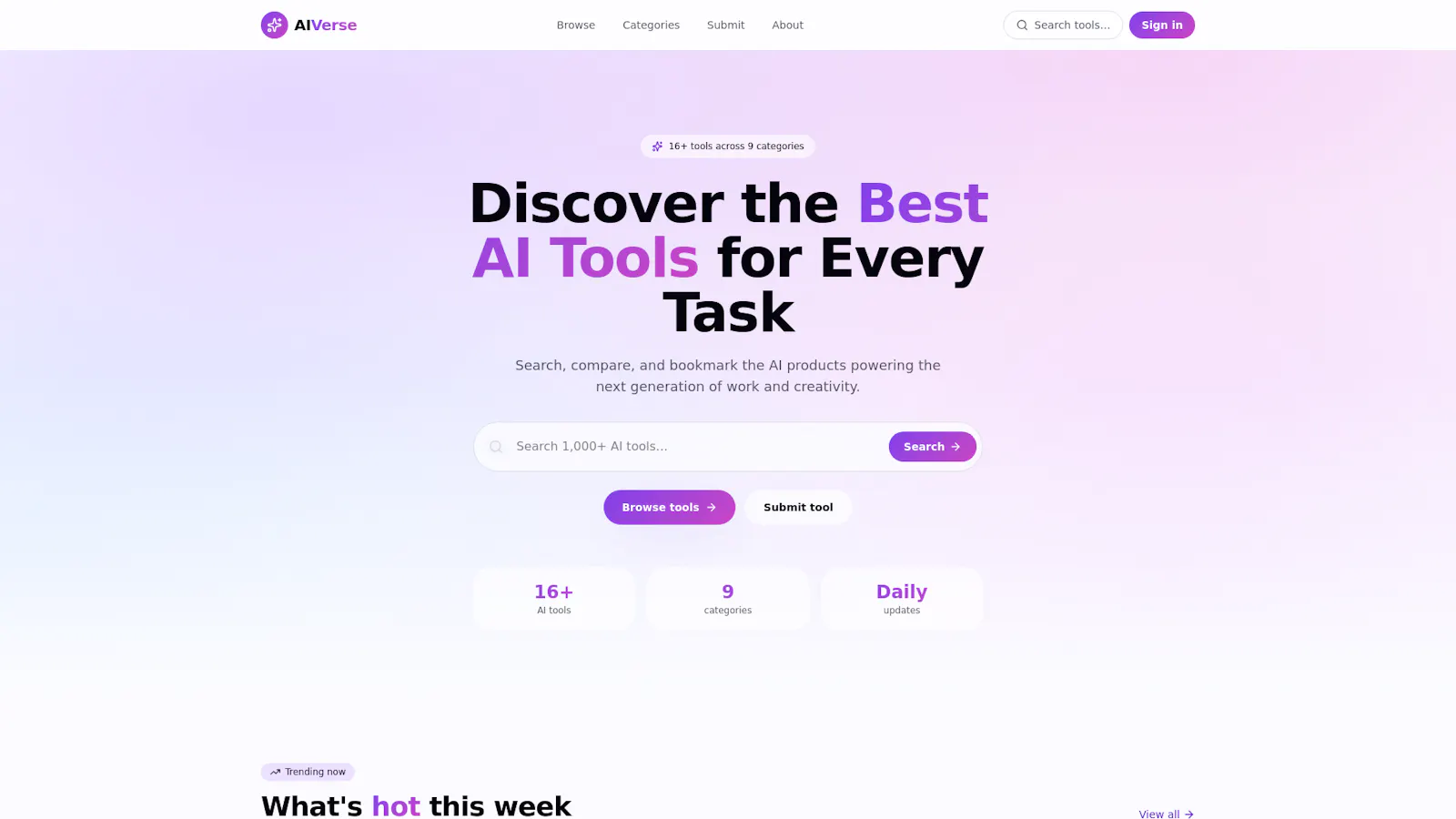 AiVerse screenshot 1