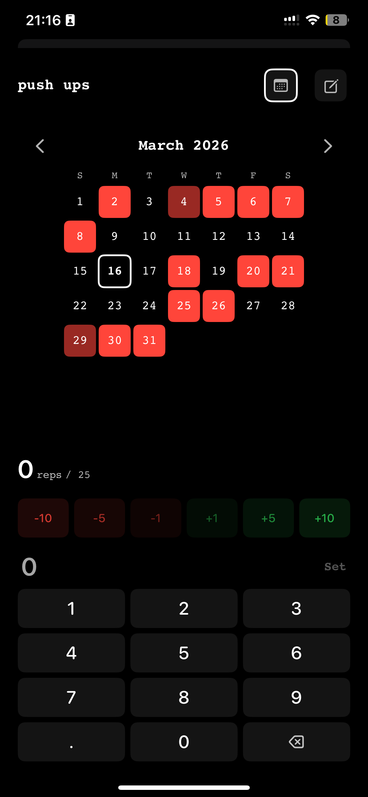 Metric Tracker (iOS App) gallery image