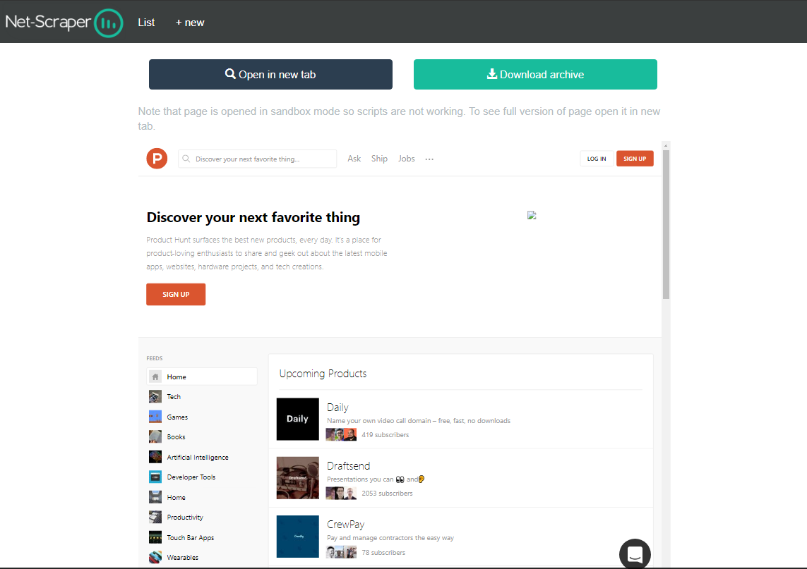 Net Scraper gallery image