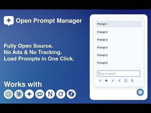 Open Prompt Manager gallery image