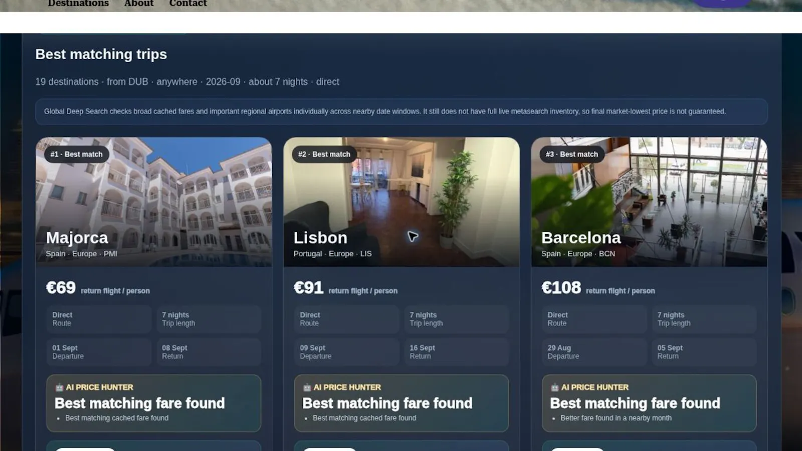 TripNestIQ Radar AI screenshot 2