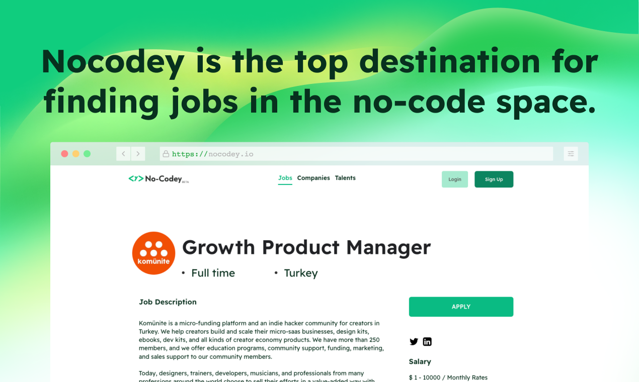 NoCodey.io media 2