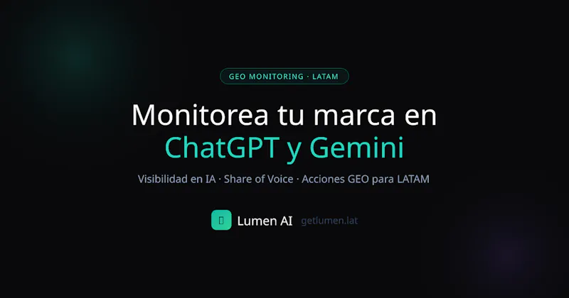Monitoreo GEO screenshot 1