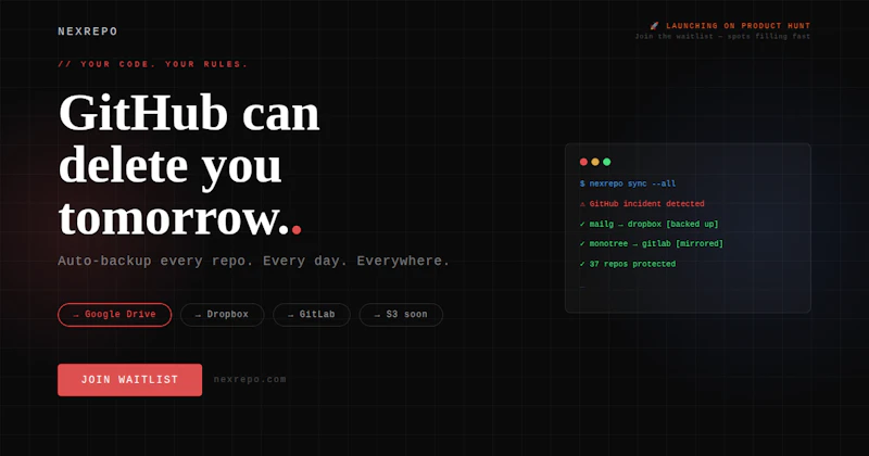 NexRepo screenshot 1