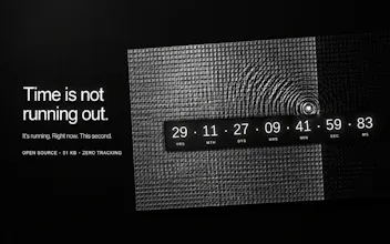 Aevum — Your life, Rendered in real time gallery image