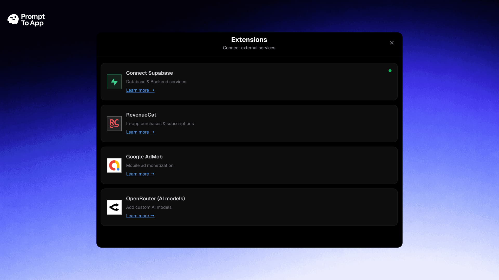 Prompt To App gallery image