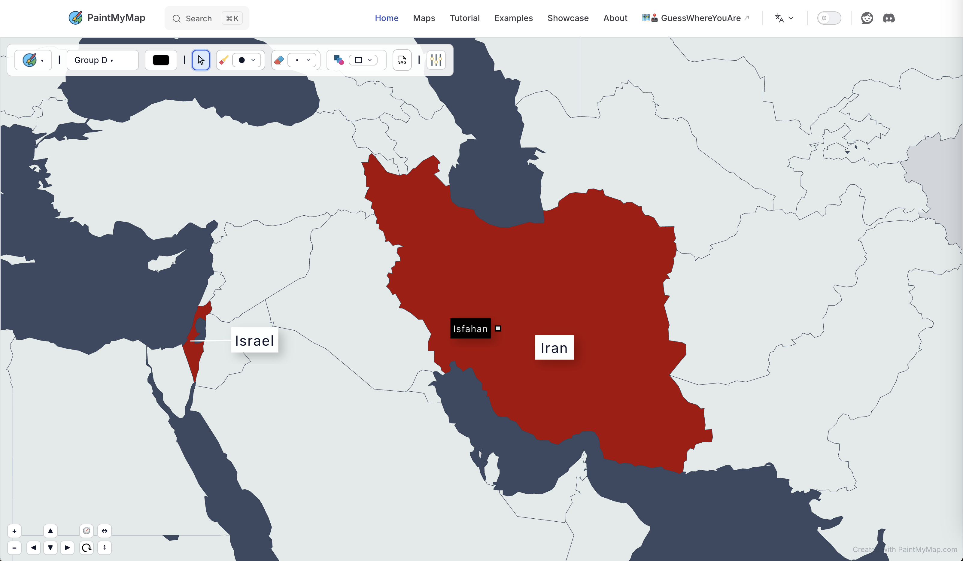 Média Peinturemymap.com - Draw & Personnaliser les cartes - Concevez vos propres cartes avec des pinceaux, des formes et des SVG 3