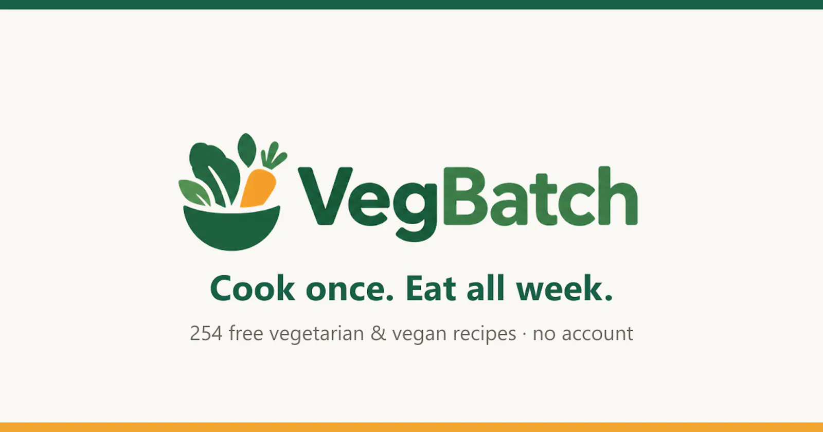 VegBatch screenshot 1