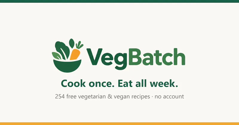 VegBatch screenshot 1