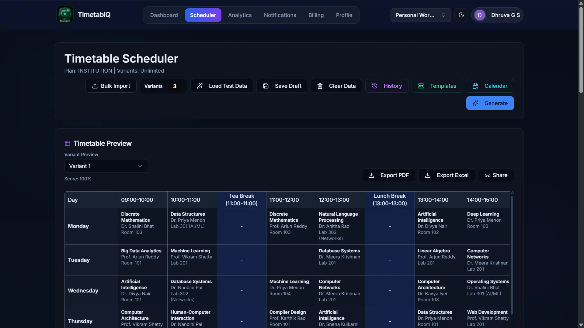 TimetabiQ gallery image